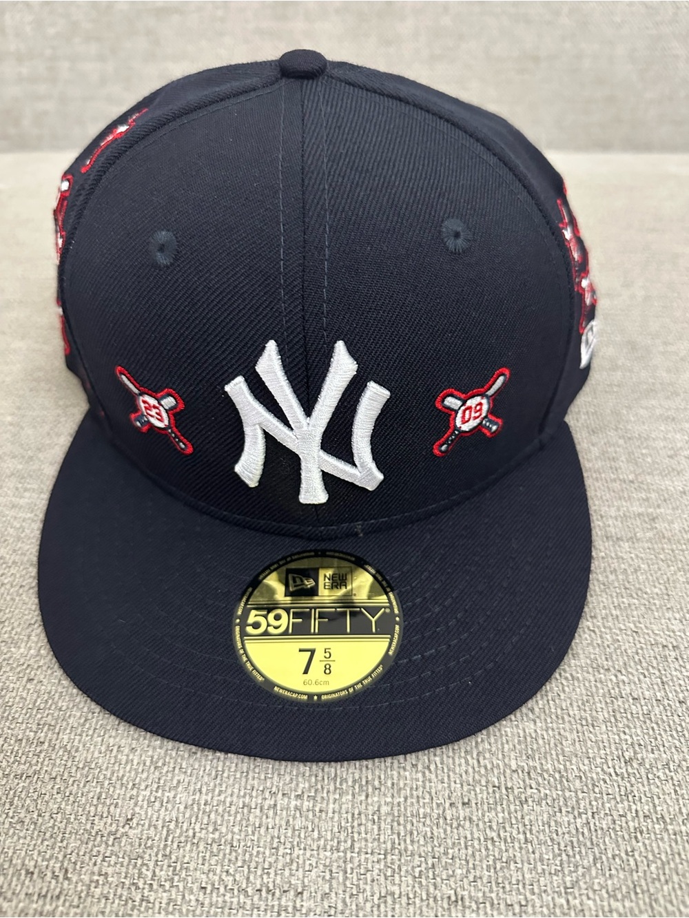 NY Yankees 59Fifty New era x Spike Lee champion navy 7 5/8 100 percent wool!!